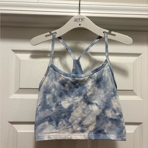 Aerie OFFLINE THE HUGGER LONGLINE RACERBACK SPORTS BRA